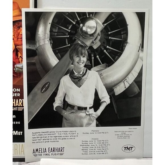 TNT Movie Press Kit Amelia Earhart The Final Flight Rutger Hauer Diane Keaton - Picture 3 of 11